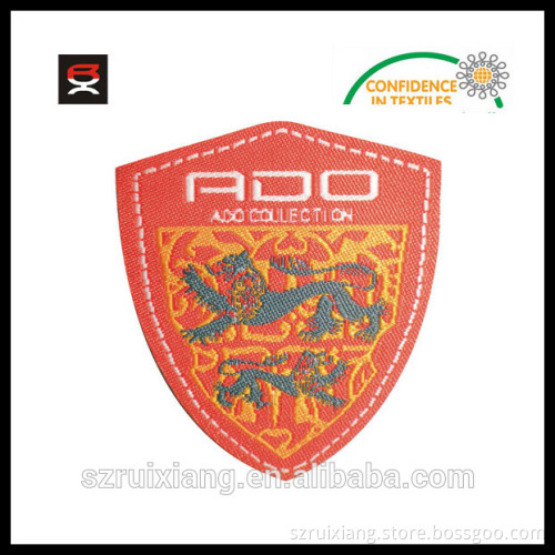 High quality machine woven badge woven patch